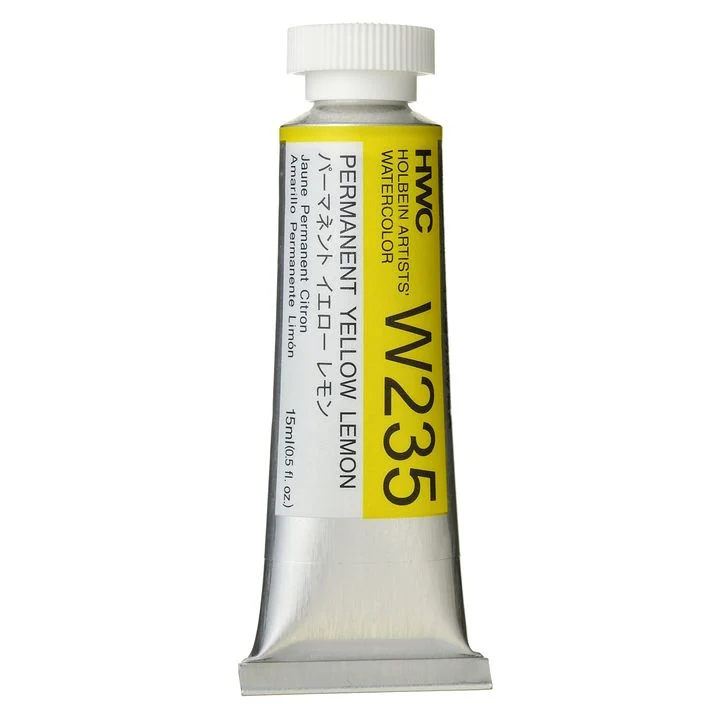 Profesionalne akvarel boje Holbein Artists 15 ml | žute nijanse