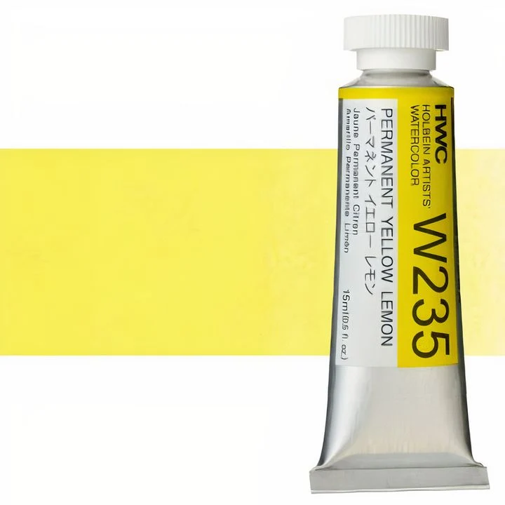 Profesionalne akvarel boje Holbein Artists 15 ml | žute nijanse