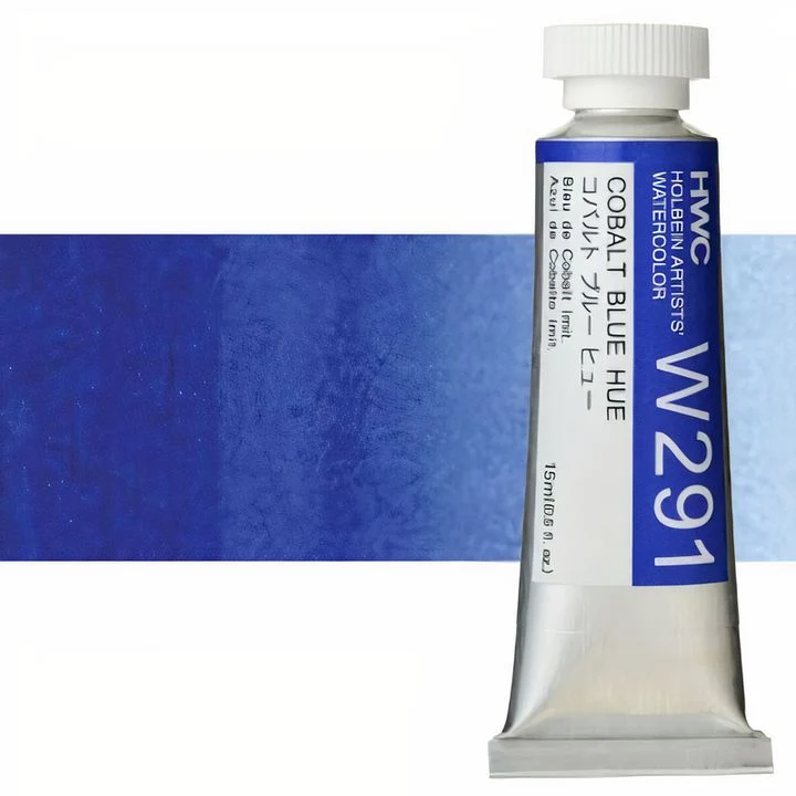 Profesionalne akvarel boje Holbein Artists 15 ml | plave nijanse