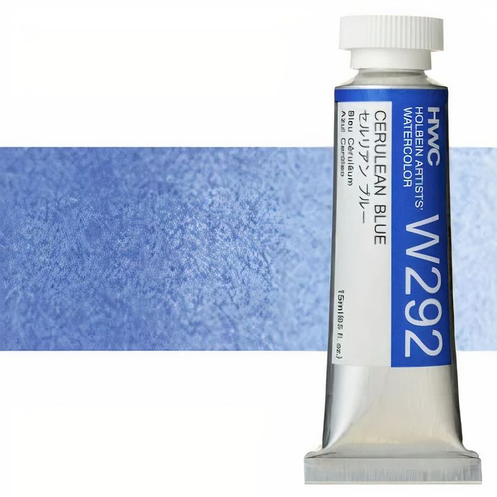 Profesionalne akvarel boje Holbein Artists 15 ml | plave nijanse
