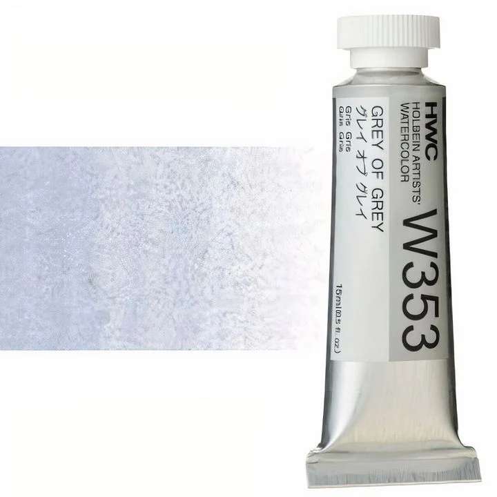 Profesionalne akvarel boje Holbein Artists 15 ml | bijele i crne nijanse