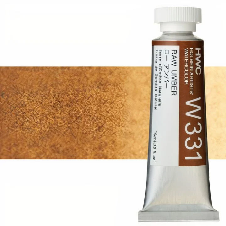 Profesionalne akvarel boje Holbein Artists 15 ml | smeđe nijanse