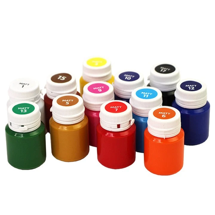 Set di colori acrilici opachi per decorazioni, 12x20ml ROSA TALENT
