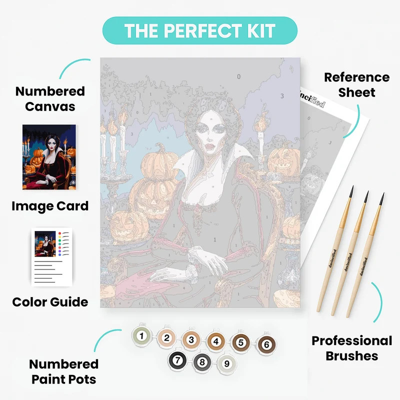 Halloween Queen - Paint by Numbers Kit