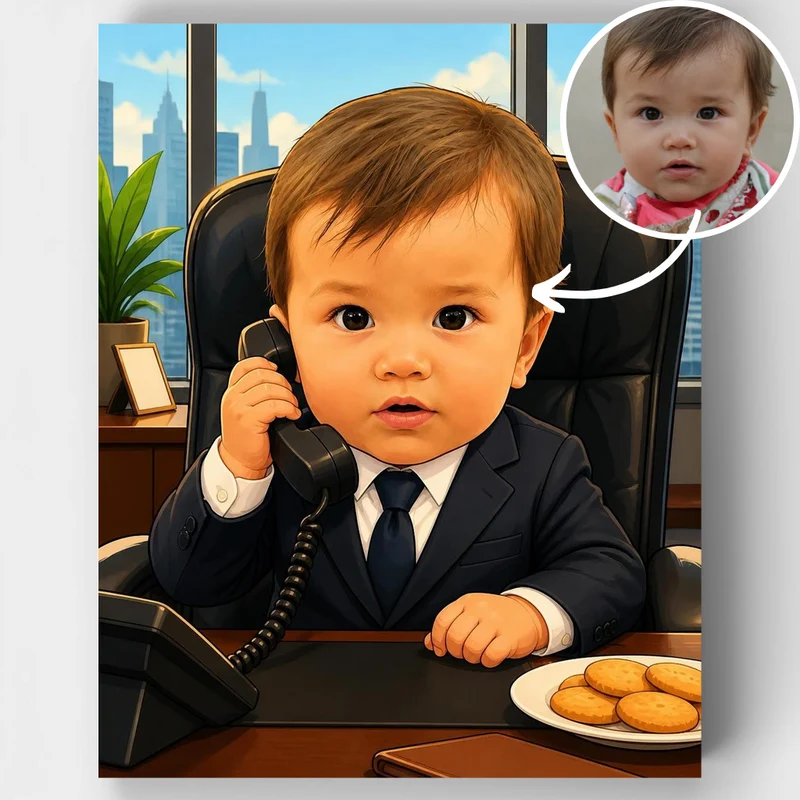 Baby CEO - Custom Paint by Numbers Kit