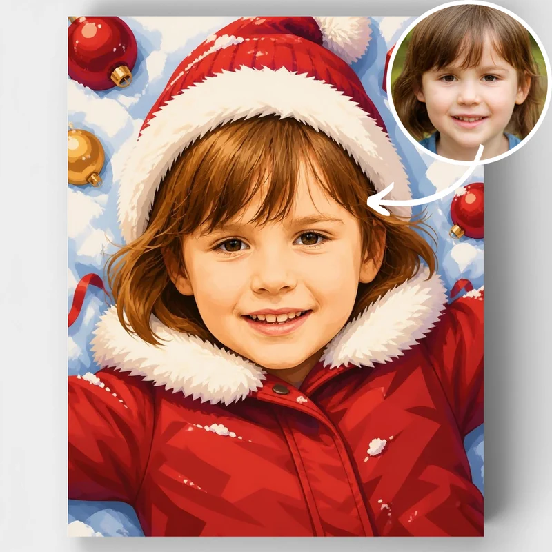 Winter Joy - Custom Paint by Numbers Kit