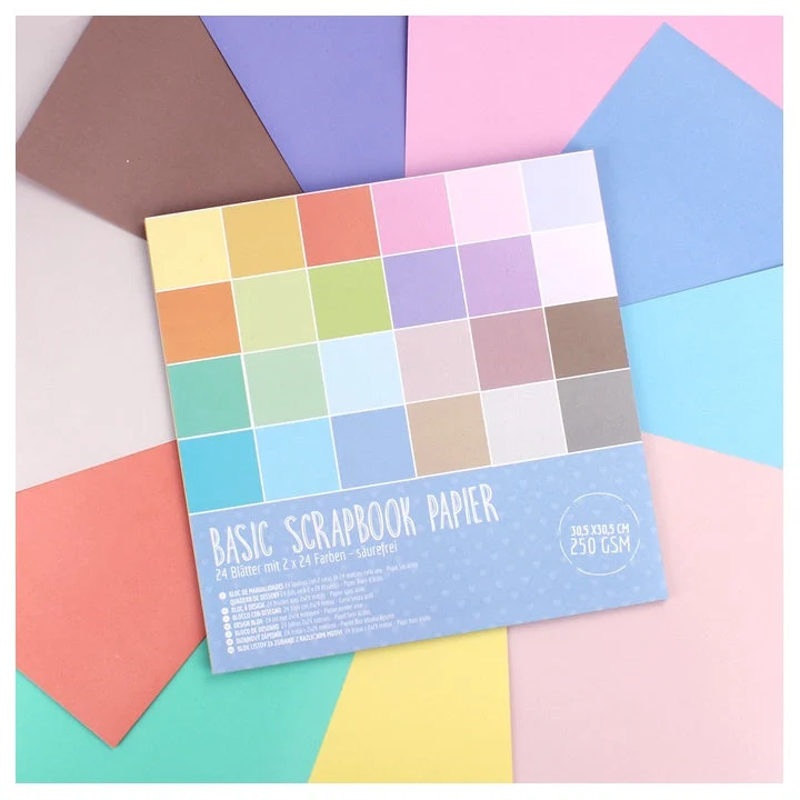 Papir za scrapbooking Craft Sensations 30.5x30.5 cm - 24 listova