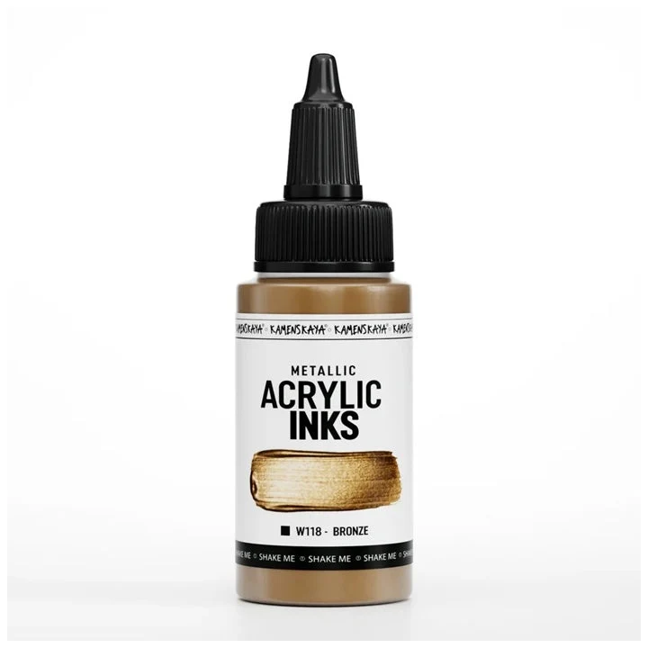 Koncentrirana akrilna tinta, metalik - 30 ml