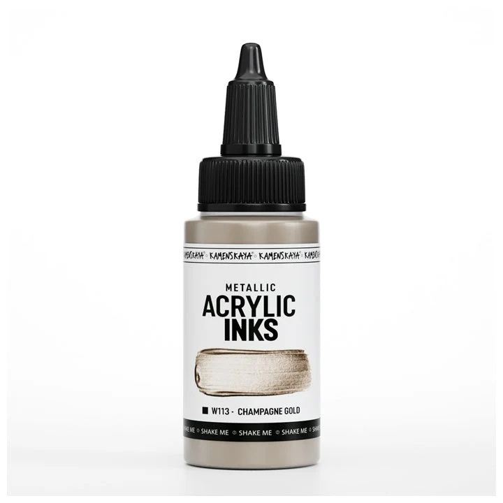 Koncentrirana akrilna tinta, metalik - 30 ml