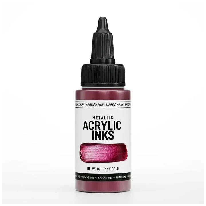 Koncentrirana akrilna tinta, metalik - 30 ml