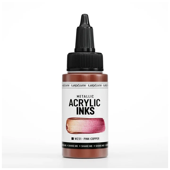 Koncentrirana akrilna tinta, metalik - 30 ml
