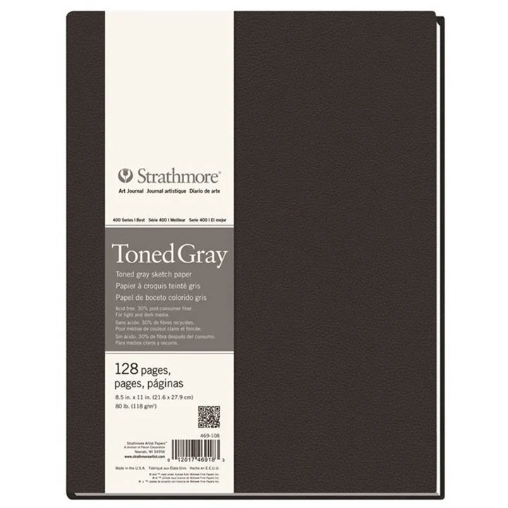 Artbook Strathmore tonirani papir Gray tvrdi uvez
