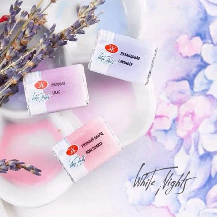 Akvarelne pastelne boje White Nights 2,5 ml