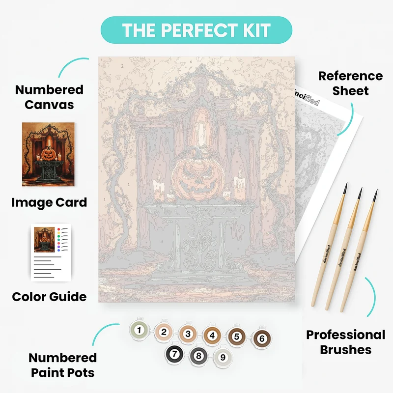 Halloween Altar - Paint by Numbers Kit