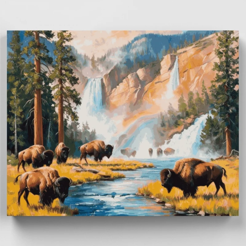 Yellowstone National Park - Paint by Numbers Kit