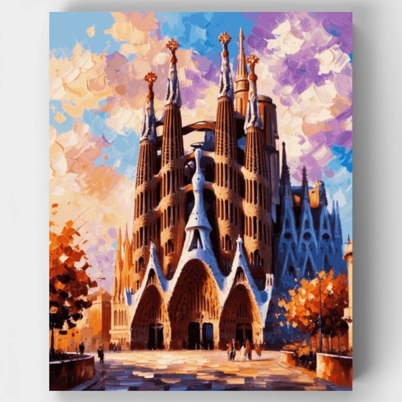 Sagrada Familia - Paint by Numbers Kit
