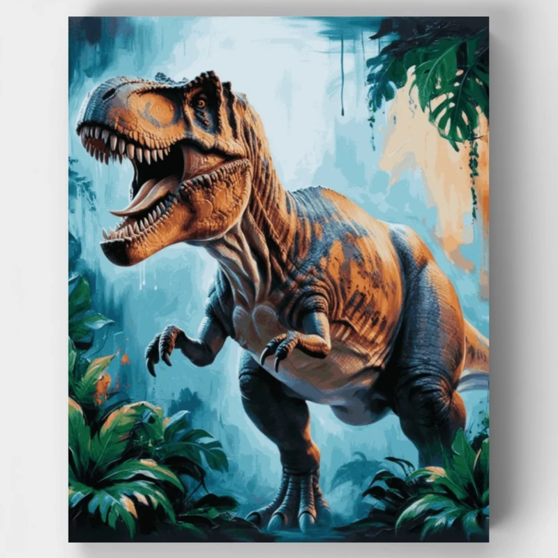 Majestic Dinosaur - Paint by Numbers Kit