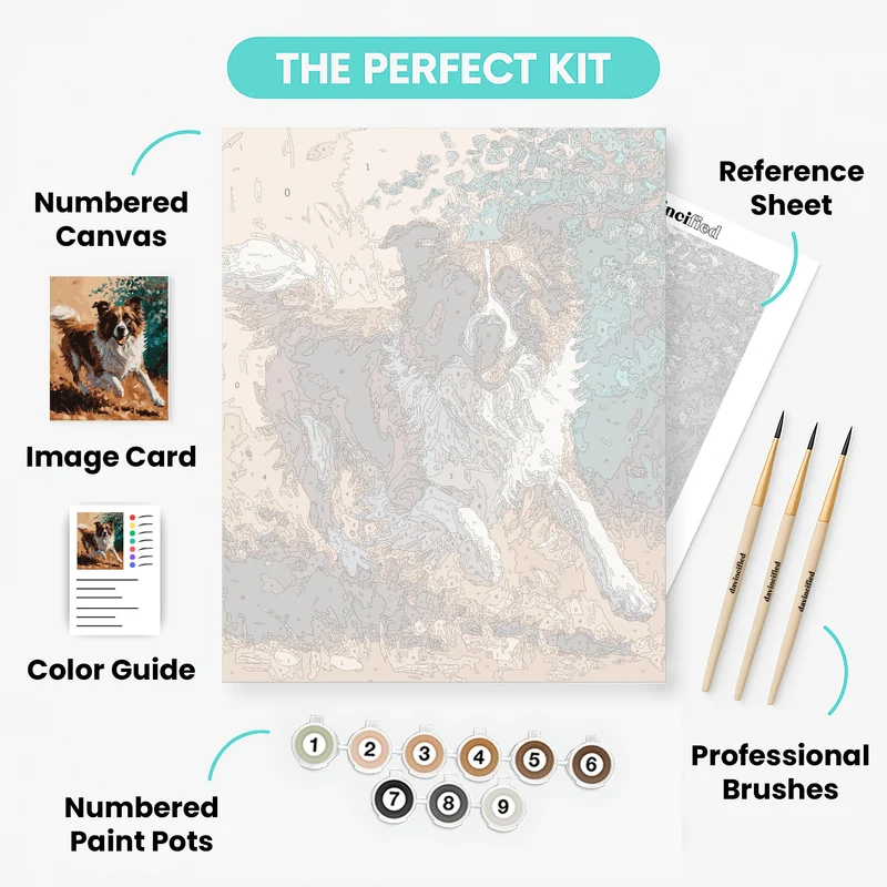 Majestic Dog - Paint by Numbers Kit