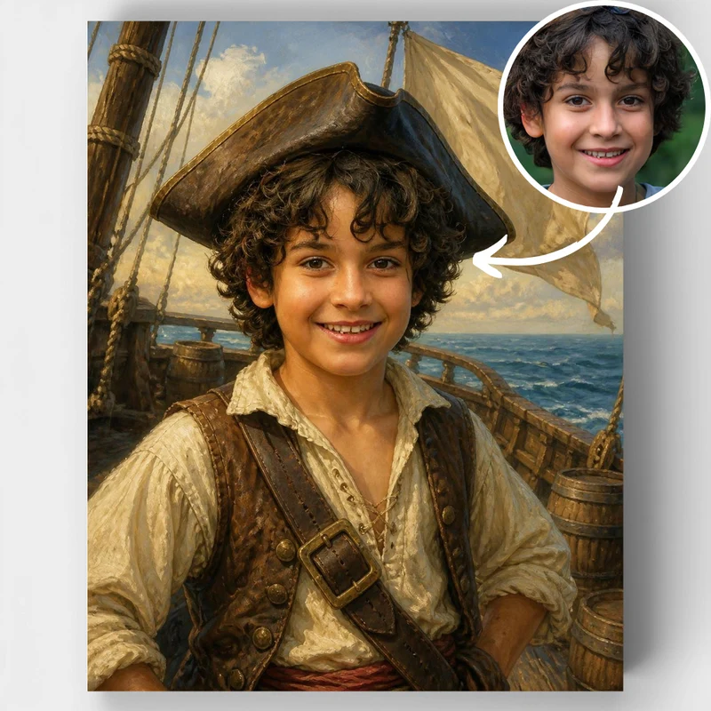 My Pirate - Custom Paint by Numbers Kit