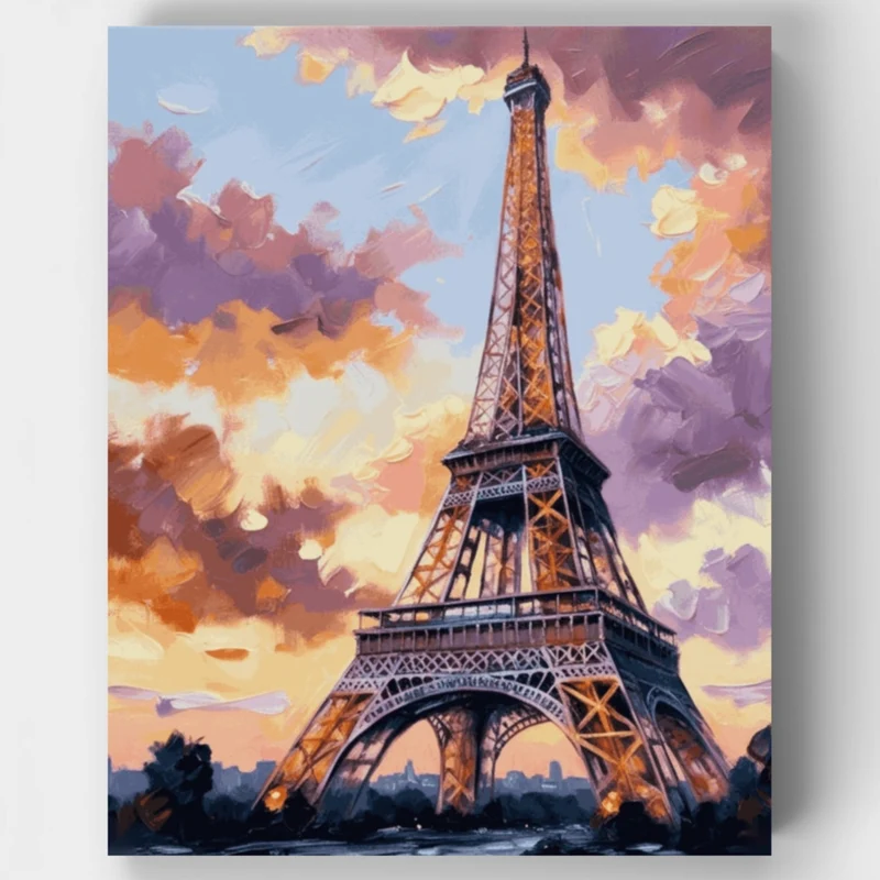 Eiffel Tower - Paint by Numbers Kit