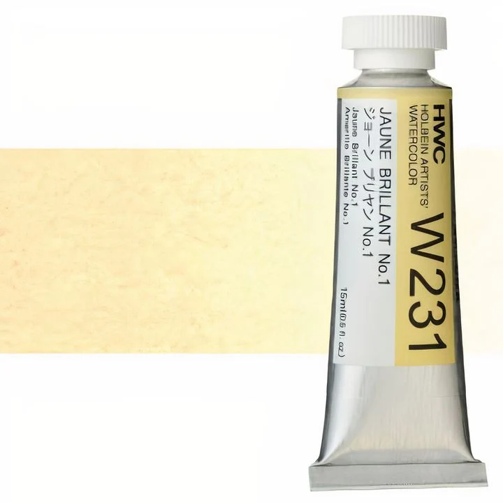 Profesionalne akvarelne barve Holbein Artists 15 ml | rumeni odtenki