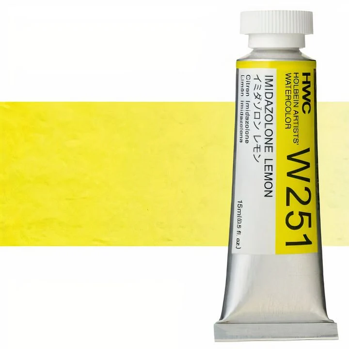 Profesionalne akvarelne barve Holbein Artists 15 ml | rumeni odtenki