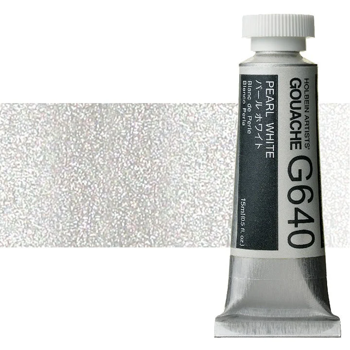Profesionalne gvaš barve Holbein Artists 15 ml | metalni odtenki