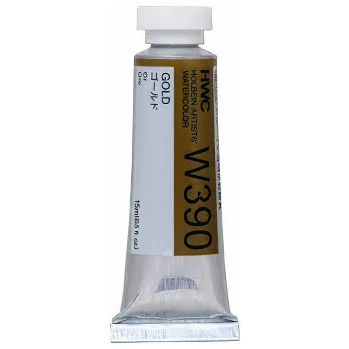 Profesionalne akvarelne barve Holbein Artists 15 ml | zlate in srebrne