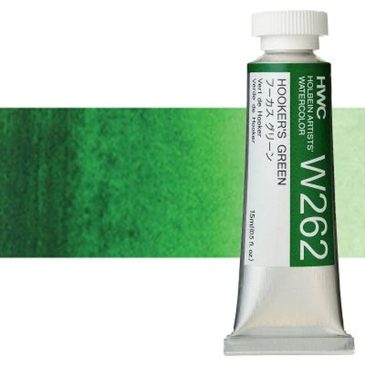 Profesionalne akvarelne barve Holbein Artists 15 ml | zeleni odtenki