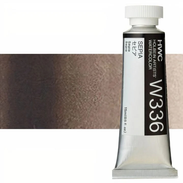 Profesionalne akvarelne barve Holbein Artists 15 ml | rjavi odtenki