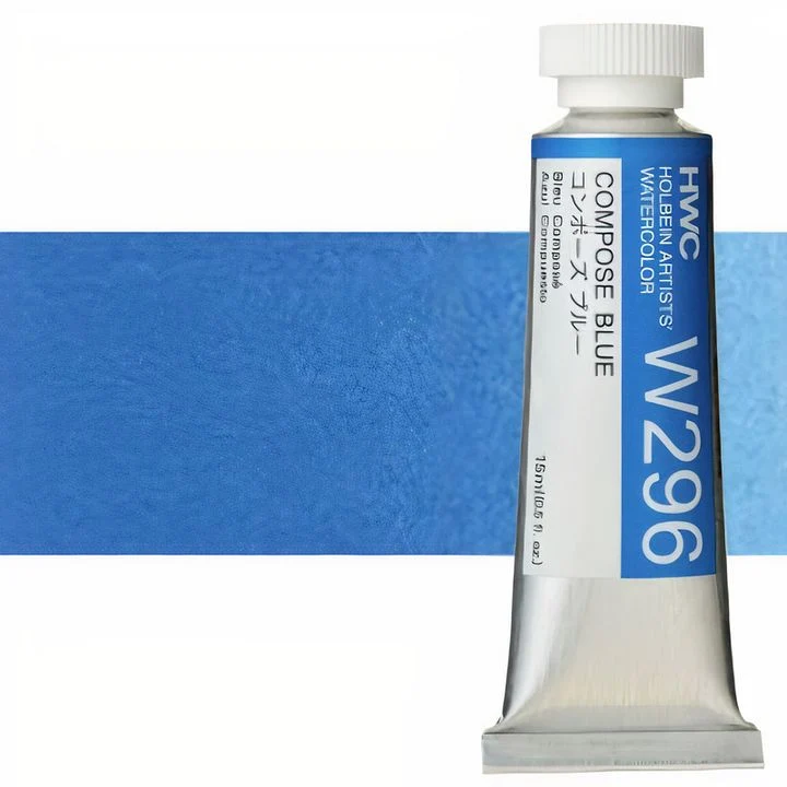 Profesionalne akvarelne barve Holbein Artists 15 ml | modri odtenki