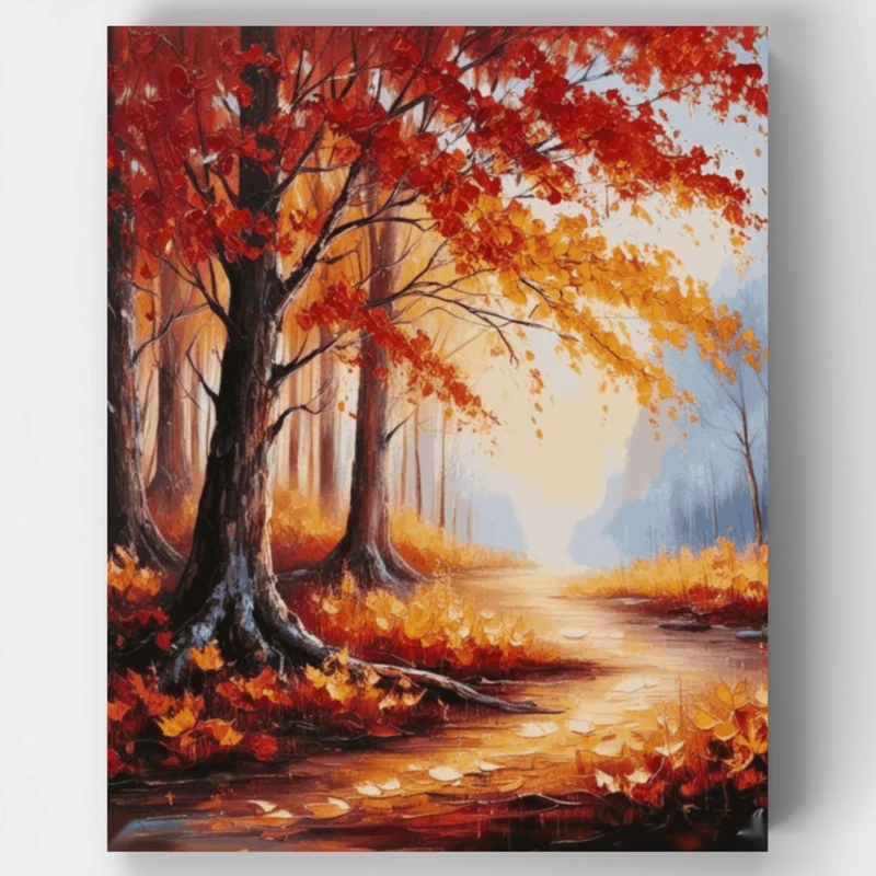 Autumn Landscape - Paint by Numbers Kit