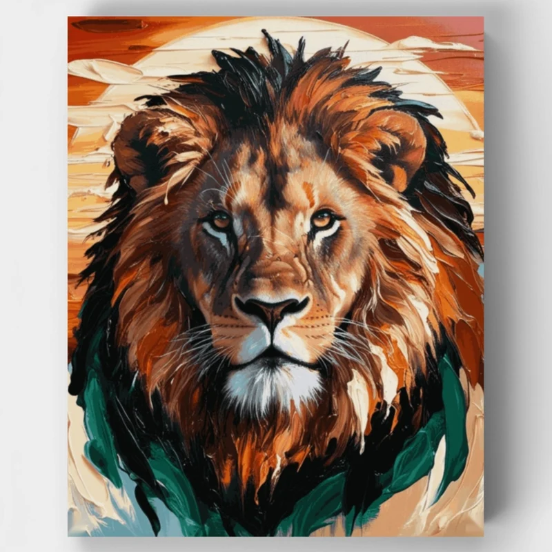 Majestic Lion - Paint by Numbers Kit