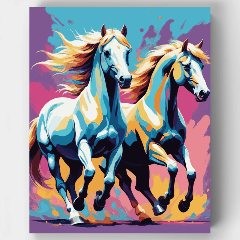 Wild Horses - Paint by Numbers Kit