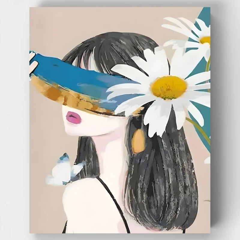 Veiled Wonder - Paint by Numbers Kit
