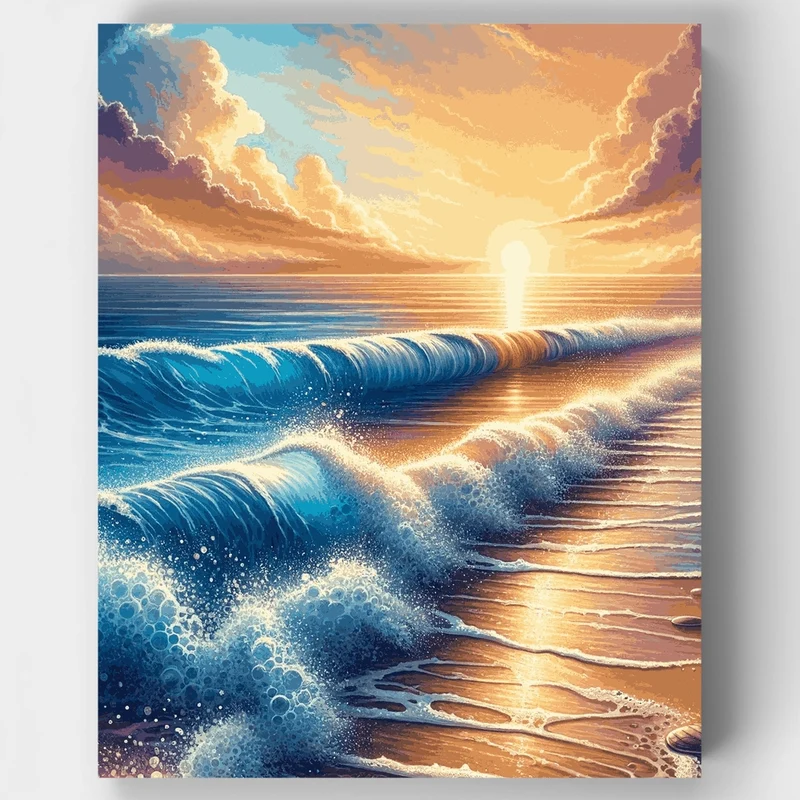 Sunset Serenity - Paint by Numbers Kit