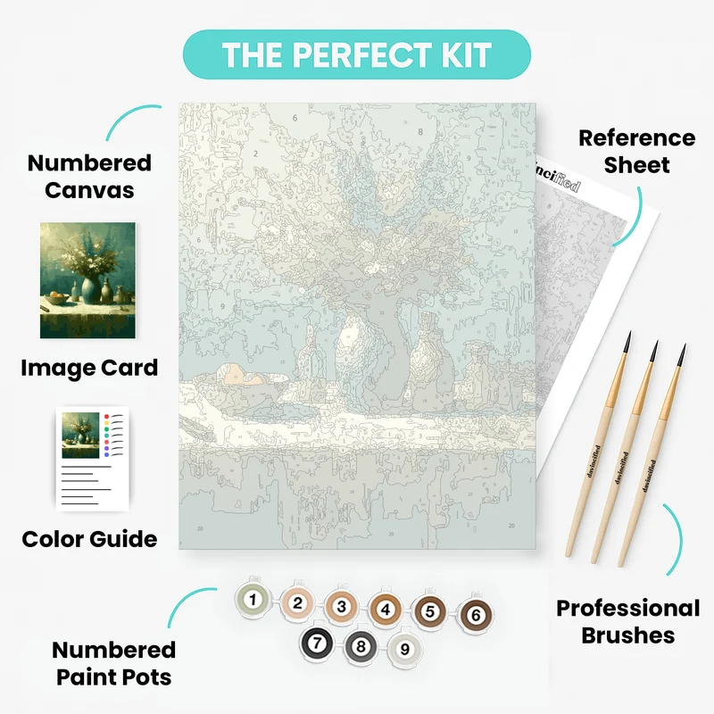 Still Life Tranquility - Paint by Numbers Kit