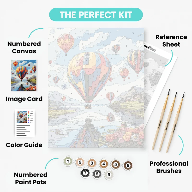Skyward Journey - Paint by Numbers Kit