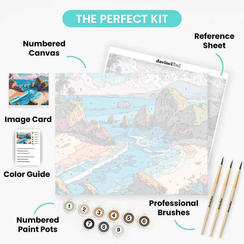 Ocean Retreat - Paint by Numbers Kit