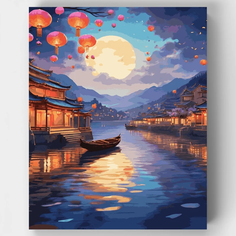 Moonlit Serenity - Paint by Numbers Kit