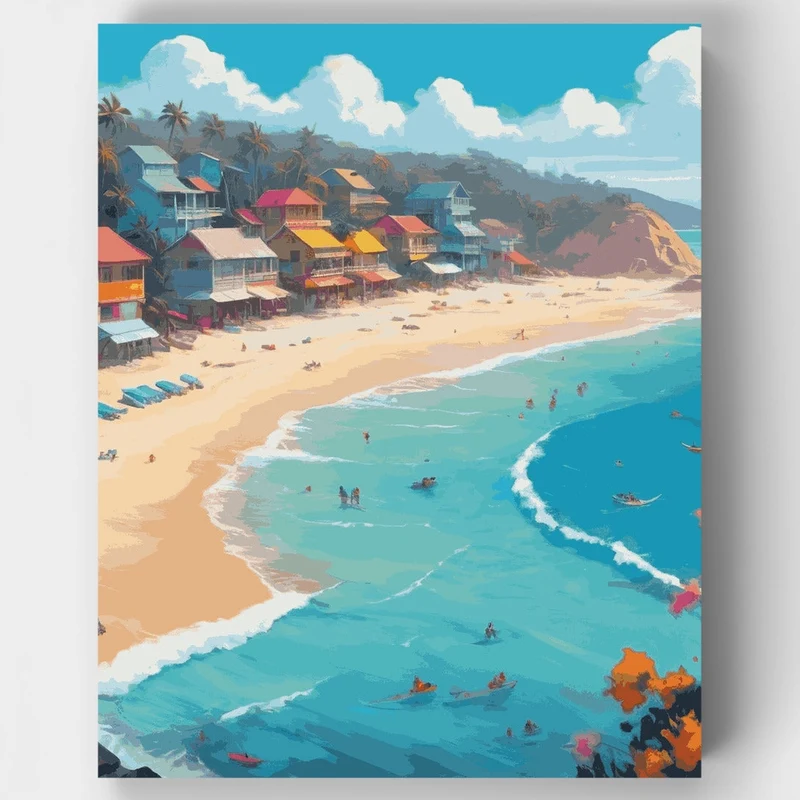 Coastal Escape - Paint by Numbers Kit