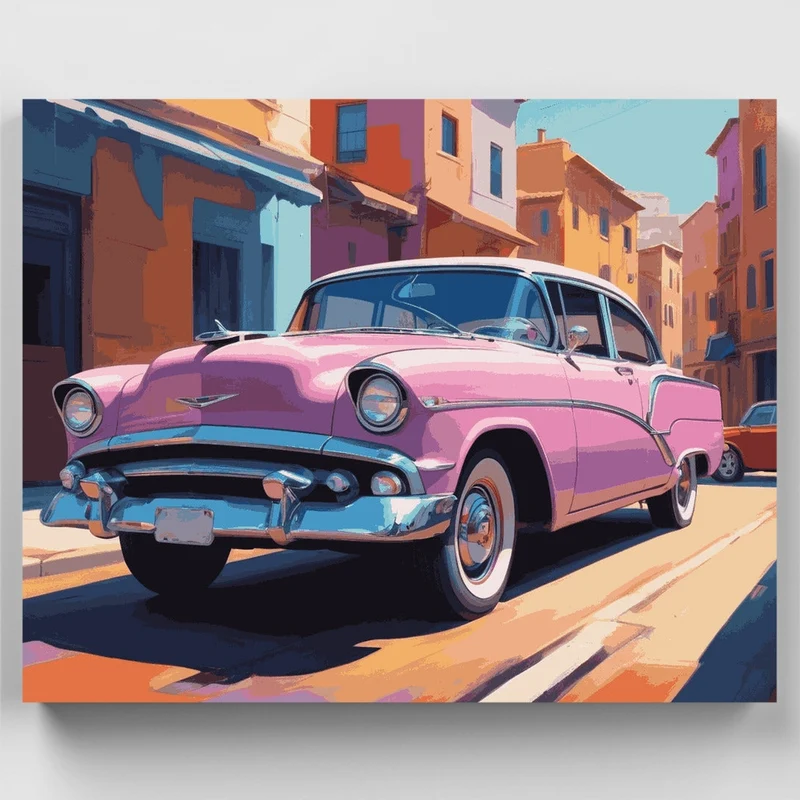 Classic Wheels - Paint by Numbers Kit
