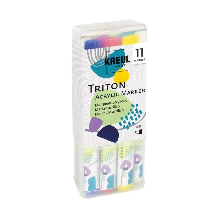 Akrilni flomastri Kreul Solo Goya Triton edge - komplet 11 kosov