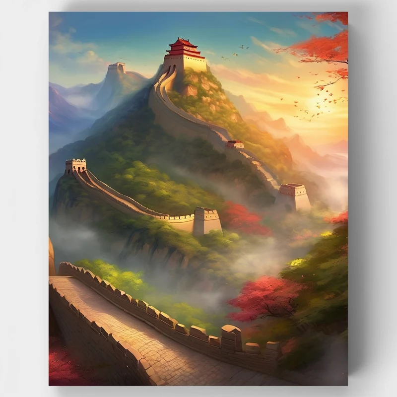 Chinese Wall - Paint by Numbers Kit