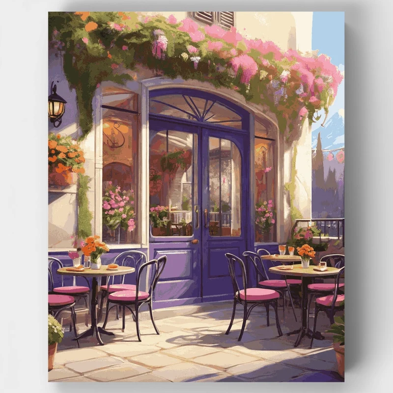 Café Charm - Paint by Numbers Kit