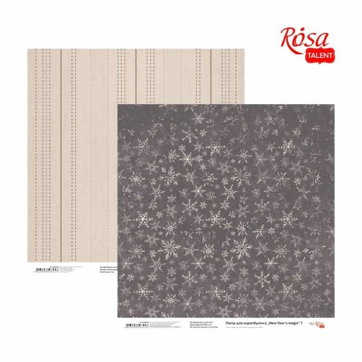 Papirji za scrapbooking 30.48 x 30.48 cm New Years magic