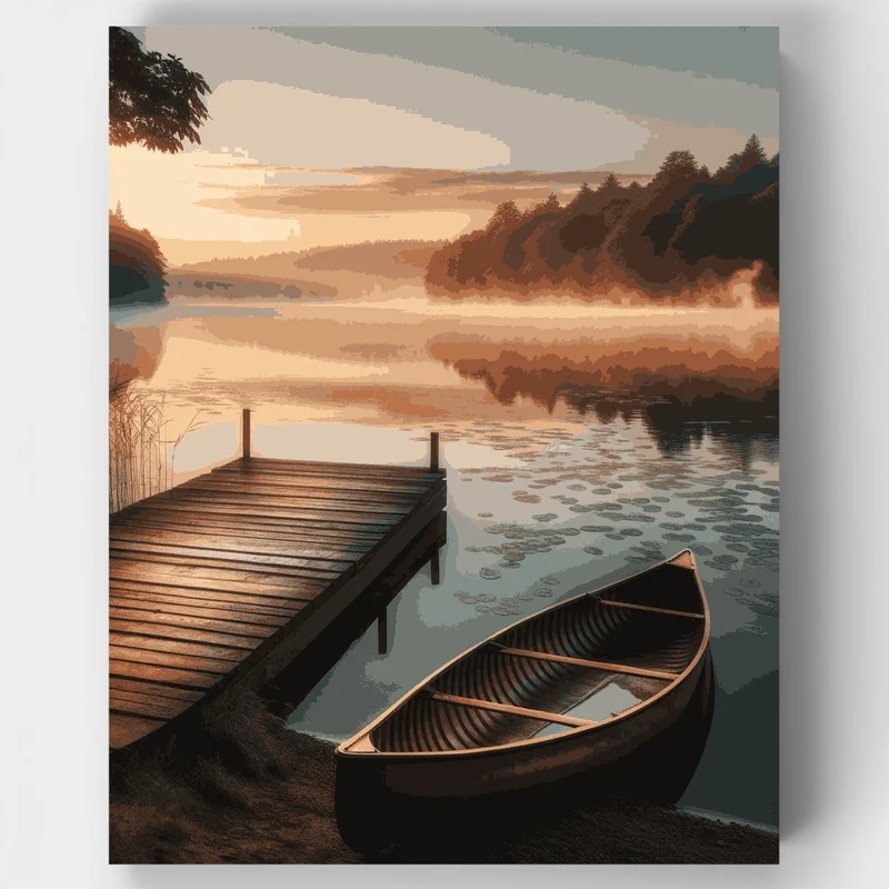 Dawn's Gentle Embrace - Paint by Numbers Kit