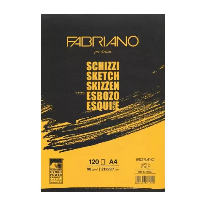 Blok za skiciranje FABRIANO SKETCH lijepljeni