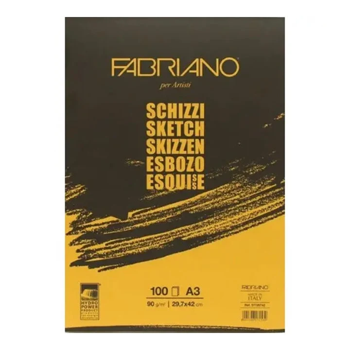 Blok za skiciranje FABRIANO SKETCH lijepljeni