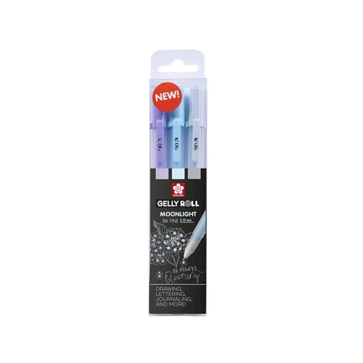 Gel olovke Sakura Gelly Roll MOONLIGHT - 3 kom